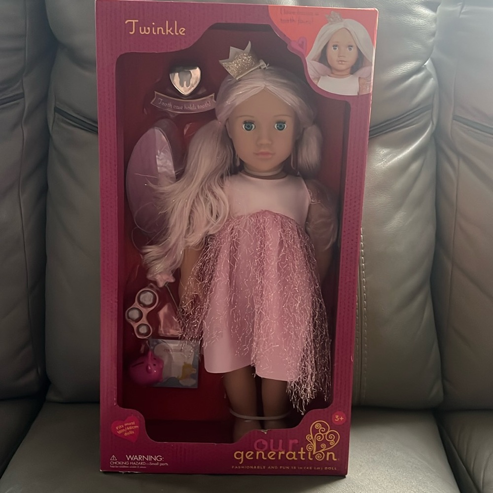 Our generation Twinkle tooth fairy doll 18”